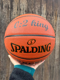 Load image into Gallery viewer, Personalised Spalding TF-500 Composite Leather Basketball (Size 5, 6, 7)
