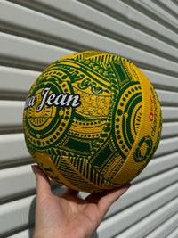 Load image into Gallery viewer, Personalised Gilbert Indigenous First Nations Diamonds Supporter Netball (SIZE 5)
