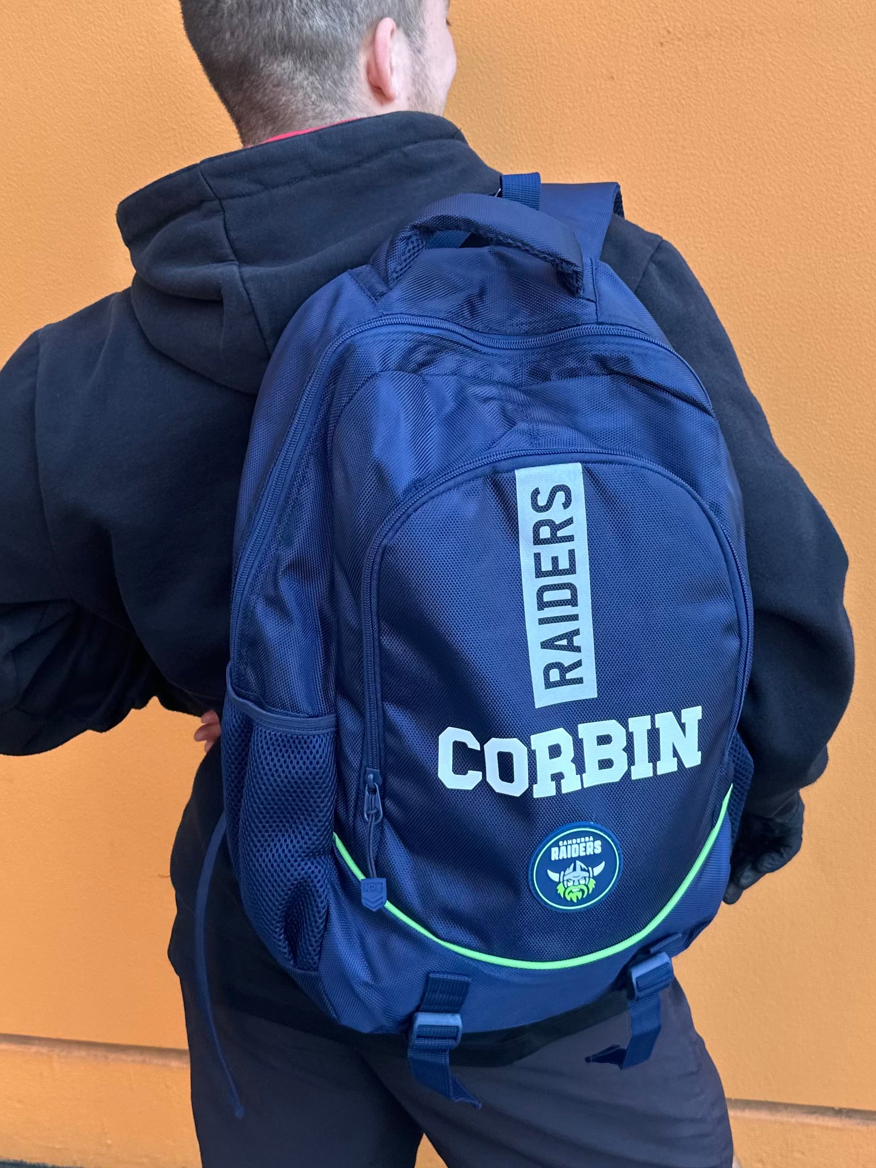 Personalised Canberra Raiders Official NRL Backpack