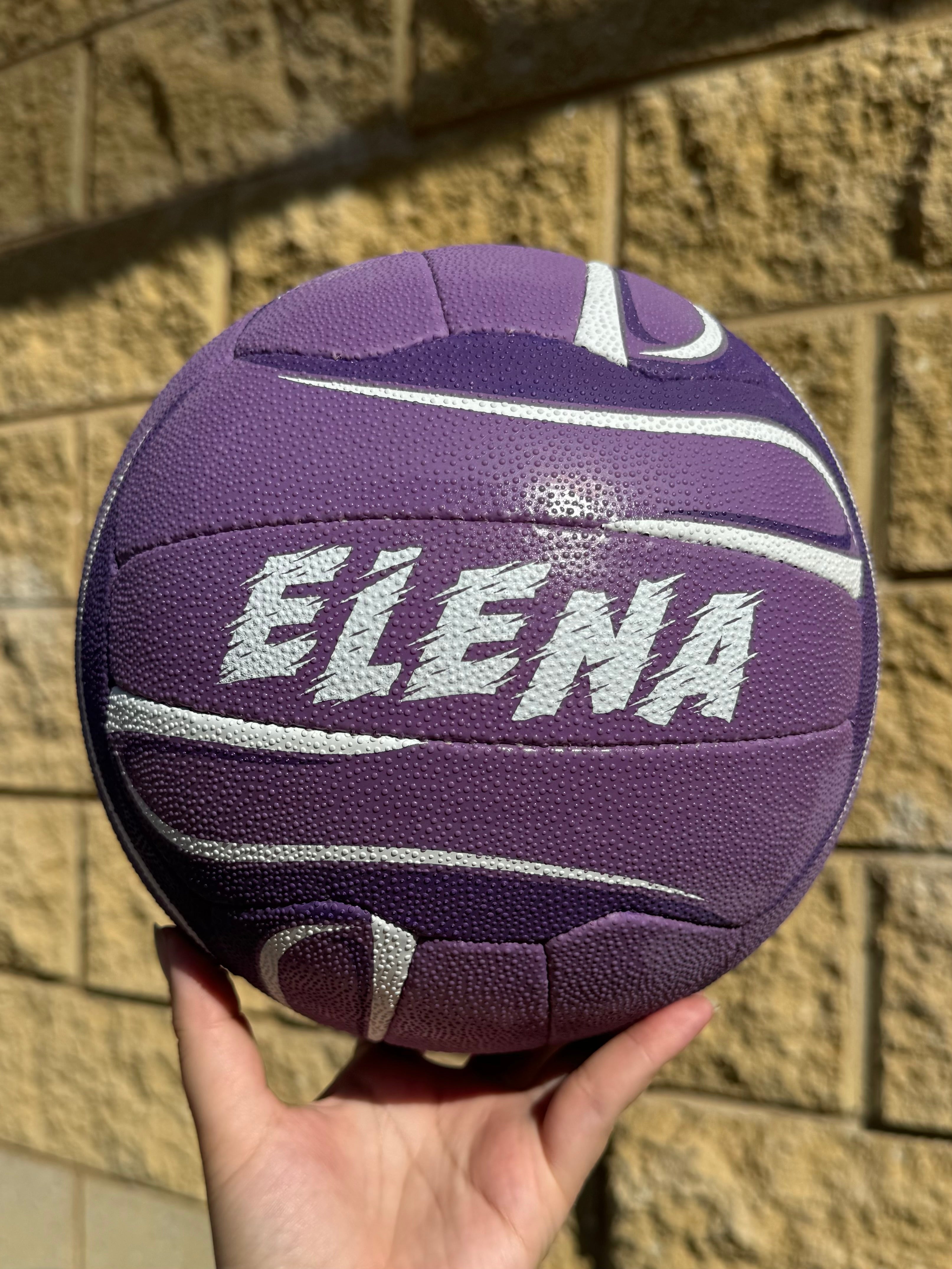Personalised Mi-Ball Envision Purple Netball (SIZE 4, 5)