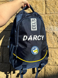 Load image into Gallery viewer, Personalised Parramatta Eels Official NRL Backpack
