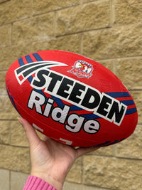 Load image into Gallery viewer, Personalised Sydney Roosters Official NRL Ball (Size 5)
