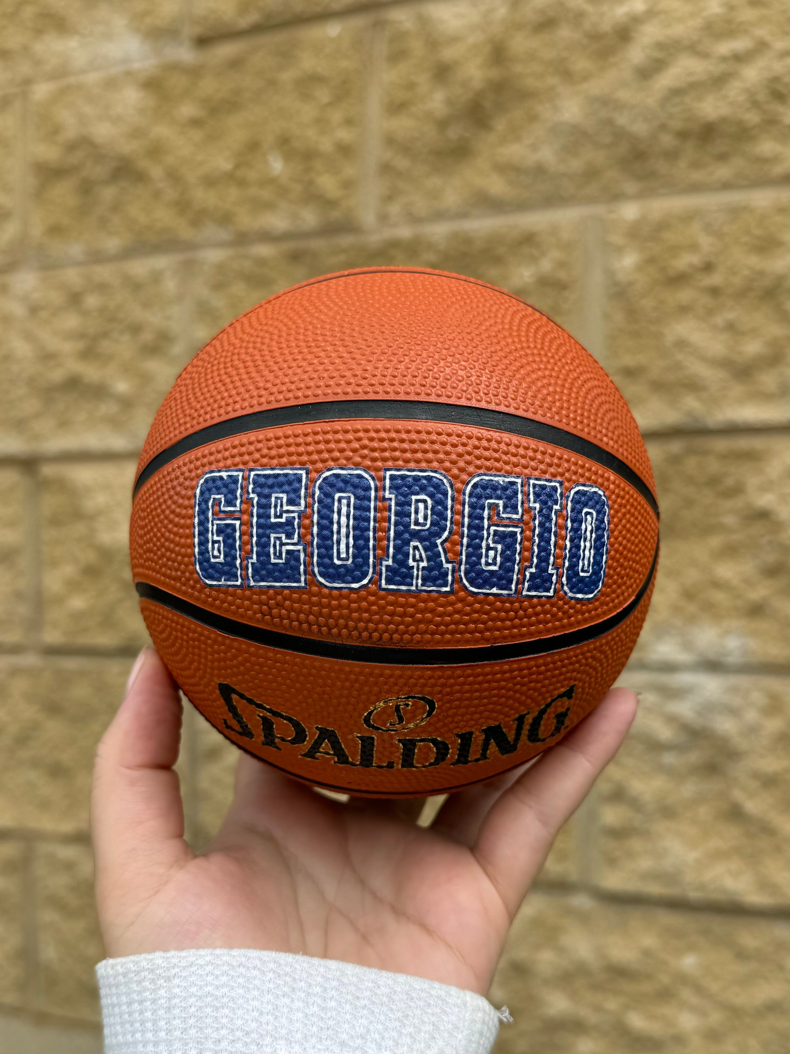 Personalised Mini Spalding Basketball (Size 1 & 3)