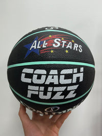 Load image into Gallery viewer, Personalised Spalding Rubber Black/Mint Highlight Foil Basketball (Size 5, 6)
