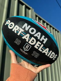 Load image into Gallery viewer, Personalised AFL Official Port Adelaide Power Club Football (Size 5)
