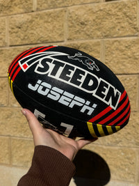Load image into Gallery viewer, Personalised Penrith Panthers Player Pack Bundle (Official Ball + Backpack + Ball Pump)
