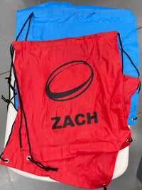 Load image into Gallery viewer, Personalised Rugby Drawstring Bag
