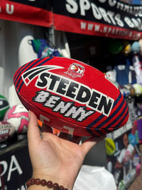 Load image into Gallery viewer, Personalised Sydney Roosters Official NRL Ball (11inch mini ball)
