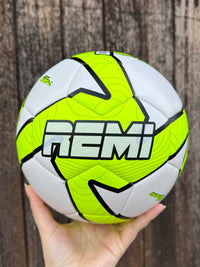 Load image into Gallery viewer, Personalised Neon Deploy Soccer Ball (Size 3, 4 ,5)
