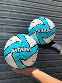 Load image into Gallery viewer, Personalised Deploy Blue Soccer Ball (SIZE 3, 4, 5)
