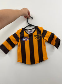 Load image into Gallery viewer, Personalised Hawthorn Hawks AFL Toddler Guernsey
