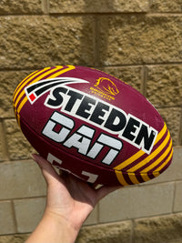 Load image into Gallery viewer, Personalised Brisbane Broncos Supporter Bundle (Official Jersey + Ball Pack)
