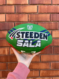 Load image into Gallery viewer, Personalised New Zealand Warriors Official NRL Ball (Size 5)
