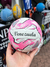 Load image into Gallery viewer, Mini Personalised Mi-Ball Pink Soccer Ball (Mini Size)
