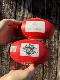 Load image into Gallery viewer, Personalised Sherrin AFL Red Mini Football (Mini Size)
