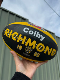Load image into Gallery viewer, Personalised AFL Official Richmond Tigers Club Football (Size 5)

