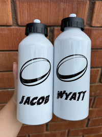 Load image into Gallery viewer, Personalised Rugby League Drink Bottles
