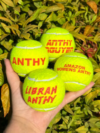 Load image into Gallery viewer, Personalised Tennis Balls with Custom Canister (4 Pack)

