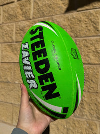 Load image into Gallery viewer, Personalised Green Steeden Rugby League (Size 5)

