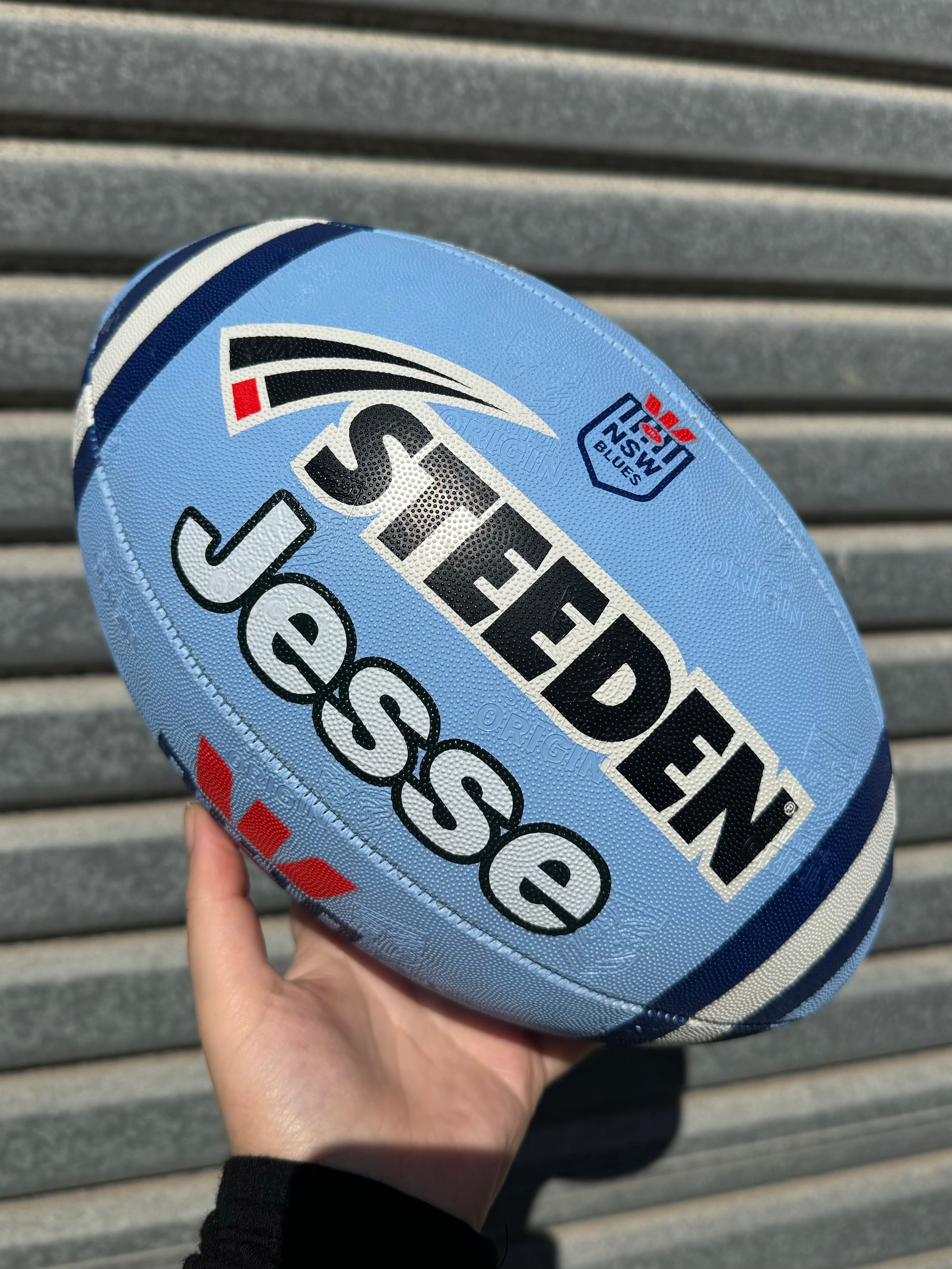 Personalised NSW Blues State Of Origin Official NRL Ball (Size 5