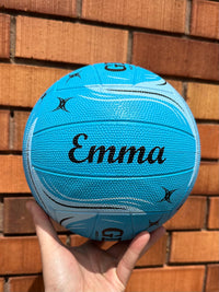 Load image into Gallery viewer, Personalised Gilbert Phoenix Netball Blue (SIZE 5)
