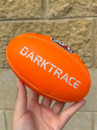 Load image into Gallery viewer, Personalised Sherrin AFL Orange Mini Football (Mini Size)
