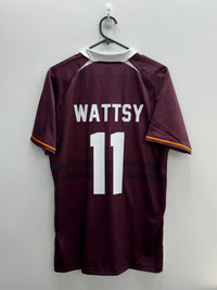 Load image into Gallery viewer, Personalised Brisbane Broncos Supporter Bundle (Official Jersey + Ball Pack)
