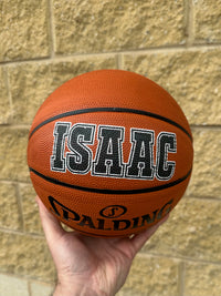 Load image into Gallery viewer, Personalised Spalding Rubber Basketball (Size 4) TF-150
