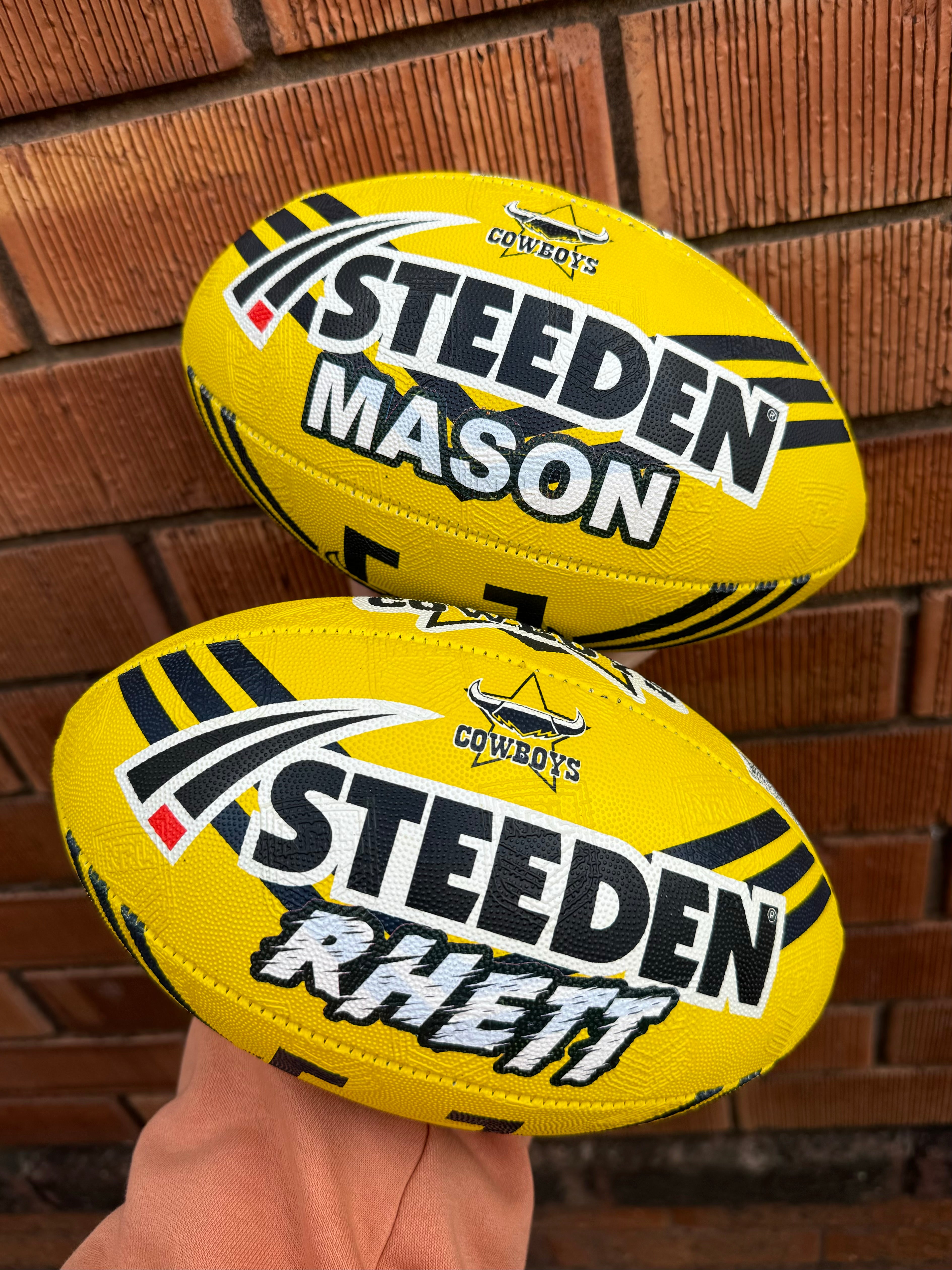 Personalised Official NRL Team balls (11inch mini ball)