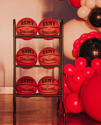 Load image into Gallery viewer, Personalised Spalding TF-50 Rubber Basketball (Size 5, 6 &amp; 7)
