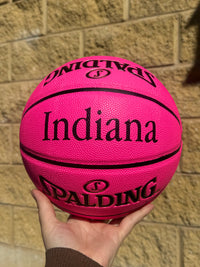Load image into Gallery viewer, Personalised Pink Composite Leather Spalding Basketball (Size 6)

