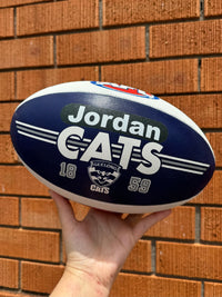 Load image into Gallery viewer, Personalised AFL Official Geelong Cats Club Football (Size 5)
