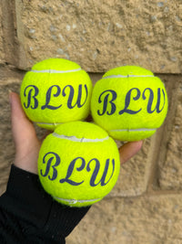 Load image into Gallery viewer, Personalised Tennis Balls with Custom Canister (4 Pack)
