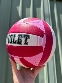 Load image into Gallery viewer, Personalised Mi-Ball Envision Pink Netball (SIZE 5)
