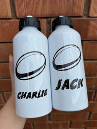 Load image into Gallery viewer, Personalised Rugby League Drink Bottles
