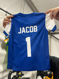Load image into Gallery viewer, Personalised Canterbury Bulldogs NRL Toddler Shirt
