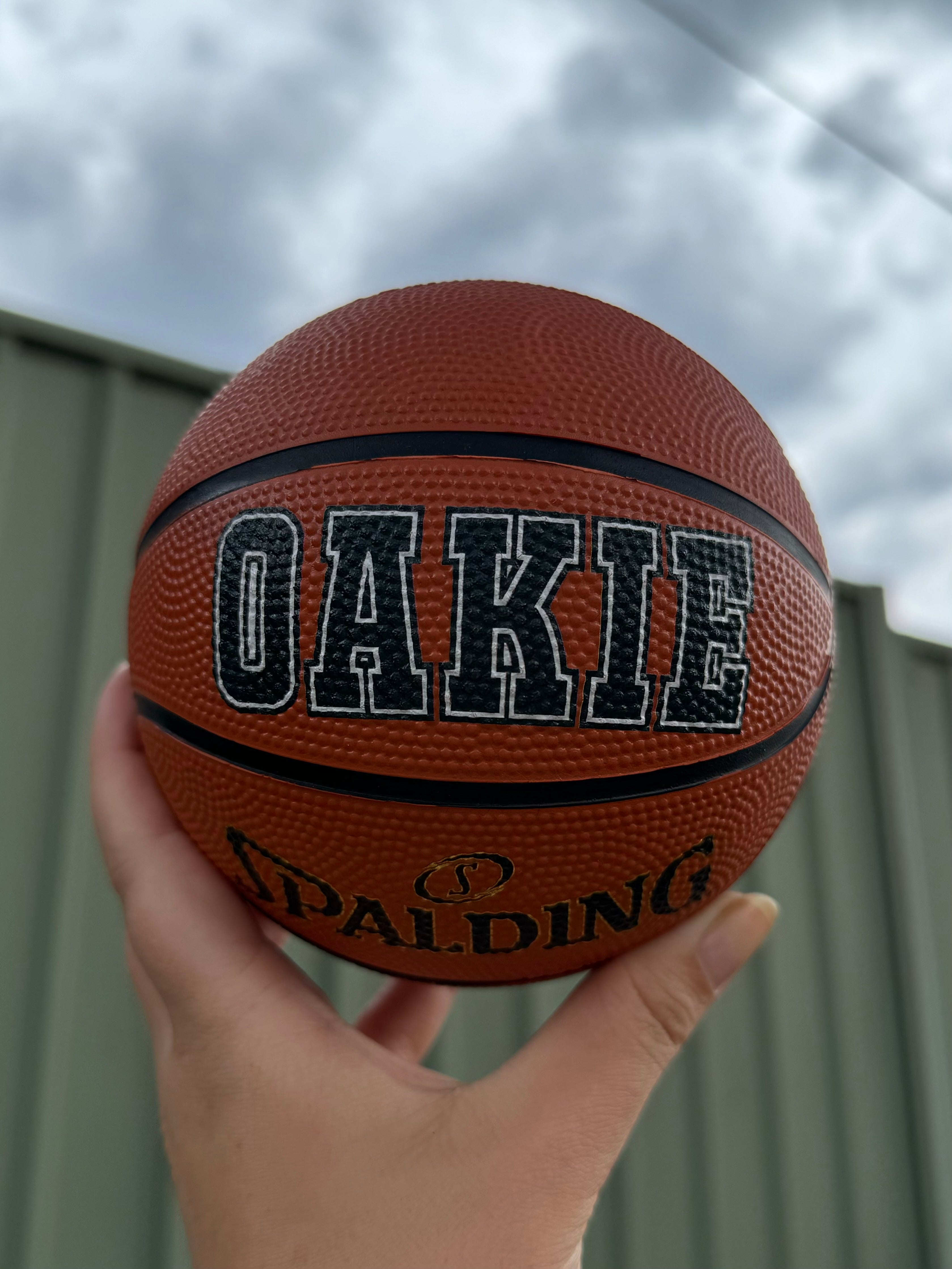 Personalised Mini Spalding Basketball (Size 1 & 3)