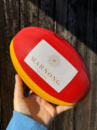 Load image into Gallery viewer, Personalised Sherrin Red AFL Precision football (size 5)
