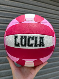 Load image into Gallery viewer, Personalised Mi-Ball Envision Pink Netball (SIZE 5)
