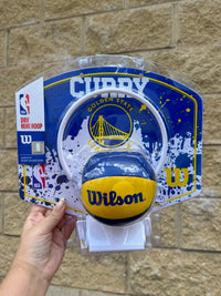 Load image into Gallery viewer, Personalised Wilson NBA Team Mini Basketball Hoop (Golden State Warriors)
