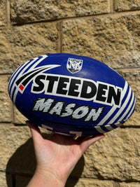 Load image into Gallery viewer, Personalised Canterbury Bulldogs Official NRL Ball (Size 5)
