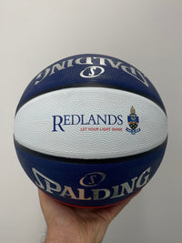 Load image into Gallery viewer, Personalised Spalding Rubber Basketball Red/White/Blue TF-150 (Size 5)
