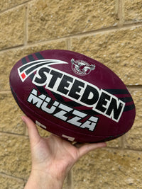 Load image into Gallery viewer, Personalised Manly Sea Eagles Official NRL Ball (Size 5)
