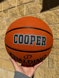 Load image into Gallery viewer, Personalised Spalding TF-50 Rubber Basketball (Size 5, 6 &amp; 7)
