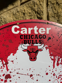 Load image into Gallery viewer, Personalised Wilson NBA Team Mini Basketball Hoop (Chicago Bulls)
