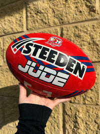 Load image into Gallery viewer, Personalised Sydney Roosters Official NRL Ball (Size 5)
