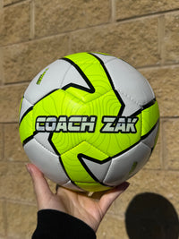 Load image into Gallery viewer, Personalised Neon Deploy Soccer Ball (Size 3, 4 ,5)
