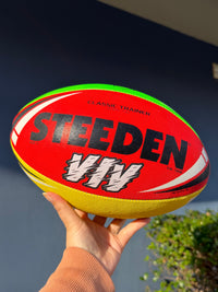 Load image into Gallery viewer, Personalised Multi Colour Steeden Rugby League Ball (Mini, Mod, Size 5)
