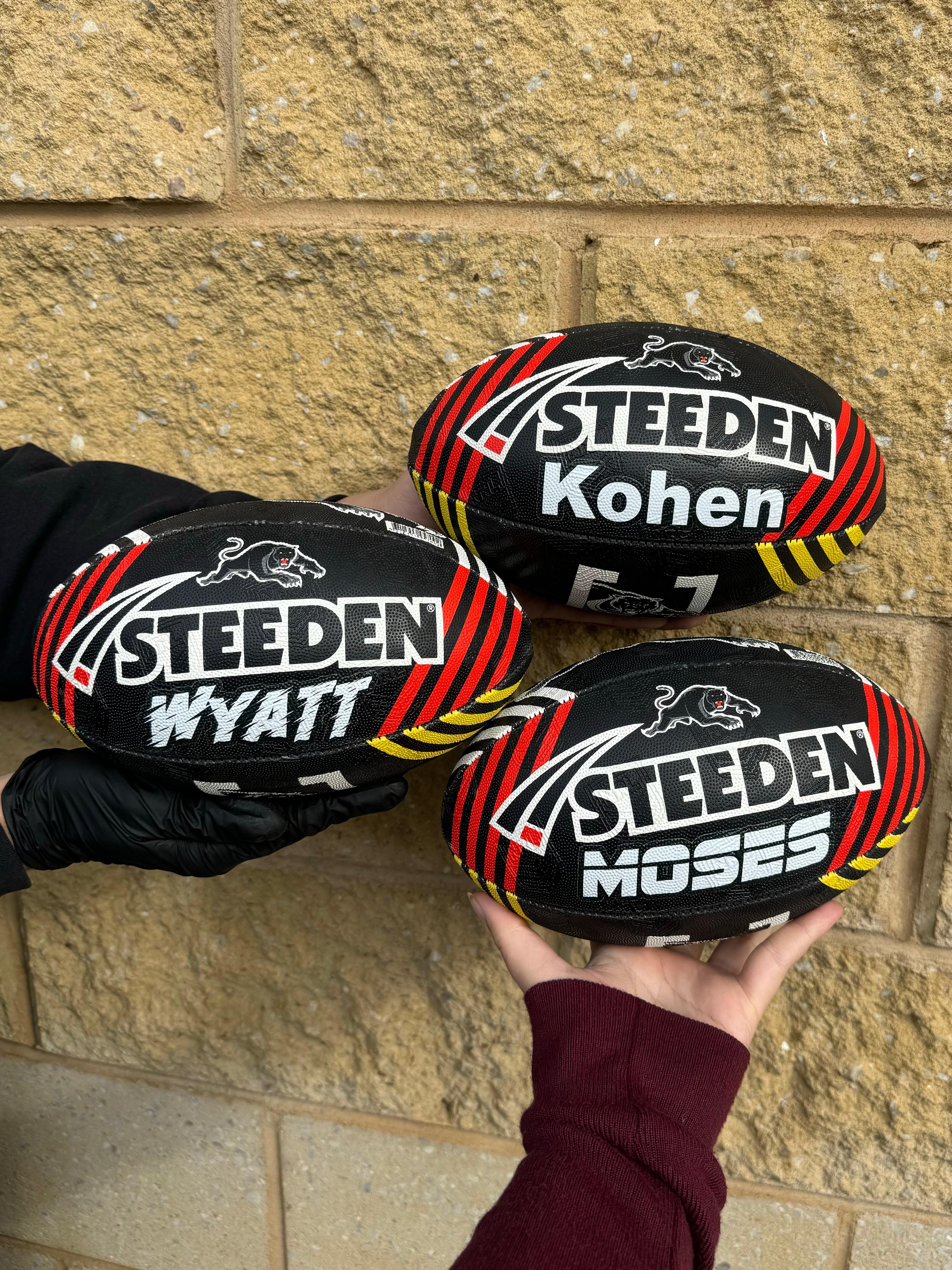 Personalised Official NRL Team balls (11inch mini ball)