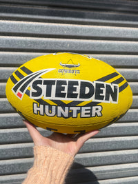 Load image into Gallery viewer, Personalised North Qld Cowboys Official NRL Ball (Size 5)
